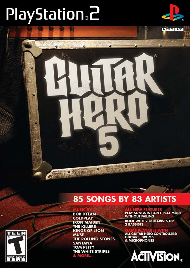 Guitar Hero 5 - (PS2) PlayStation 2 [Pre-Owned] Video Games Activision   