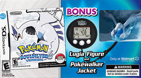 Pokemon SoulSilver Version (w/Bonus Figure & Pokewalker Jacket) (#1) - (NDS) Nintendo DS Video Games Nintendo   
