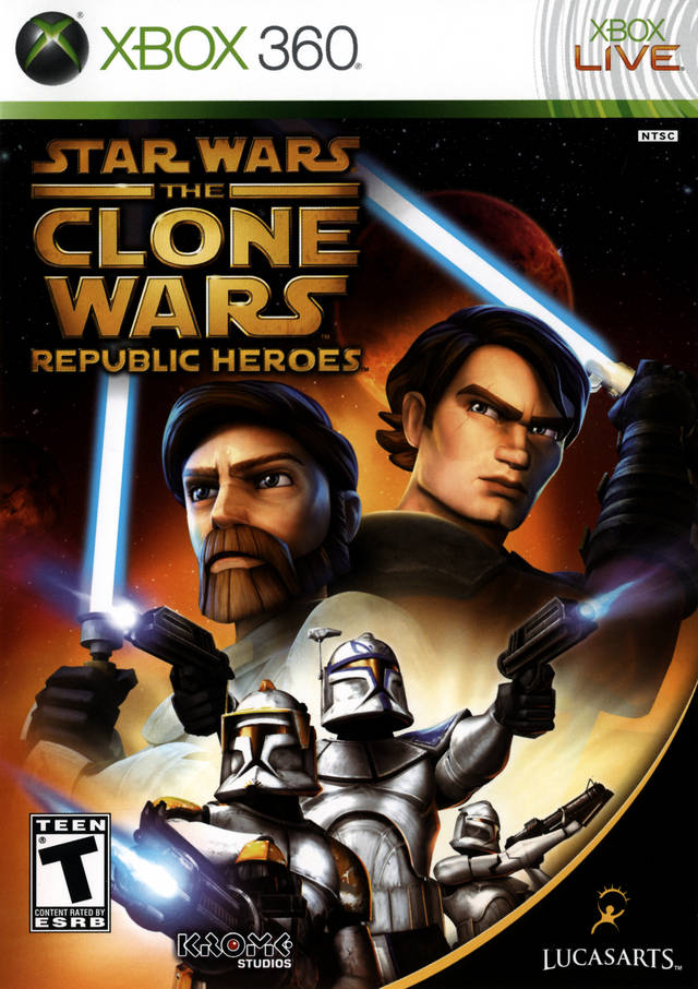 Star Wars The Clone Wars: Republic Heroes - Xbox 360 [Pre-Owned] Video Games LucasArts   