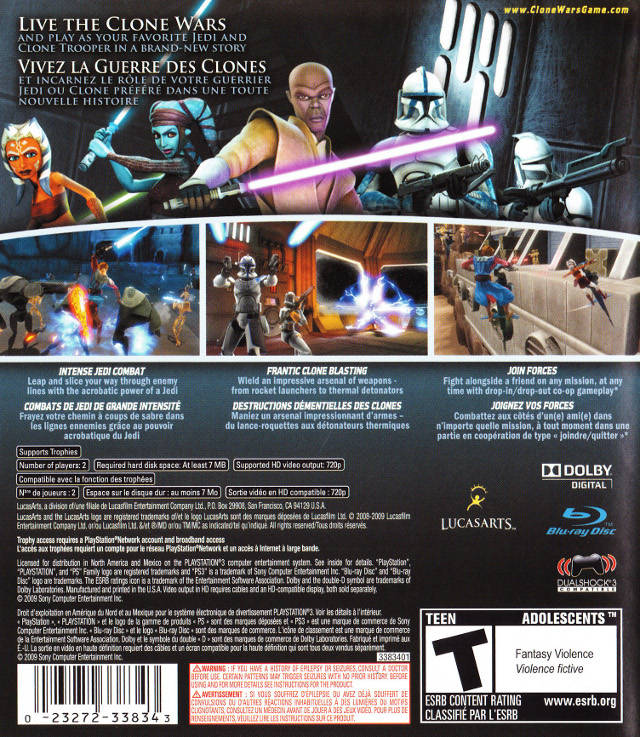 Star Wars The Clone Wars: Republic Heroes - (PS3) PlayStation 3 [Pre-Owned] Video Games LucasArts   