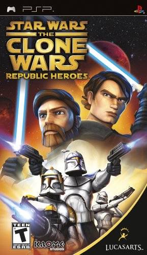 Star Wars The Clone Wars: Republic Heroes - Sony PSP Video Games LucasArts   