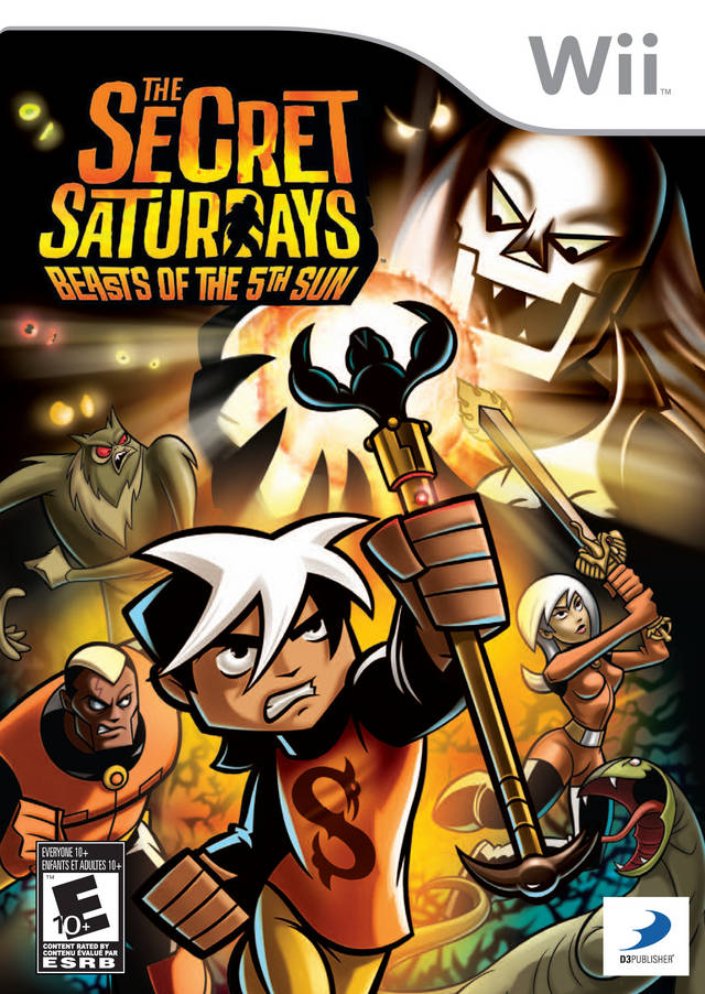 The Secret Saturdays: Beasts of the 5th Sun - Nintendo Wii Video Games D3Publisher   