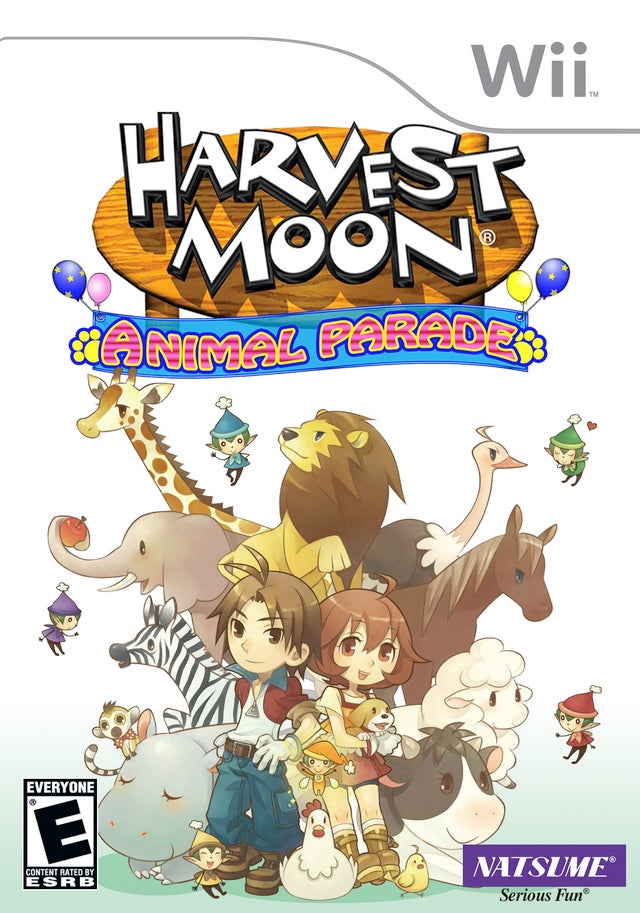 Harvest Moon: Animal Parade - Nintendo Wii Video Games Natsume   