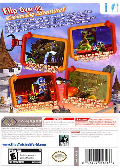 Flip's Twisted World - Nintendo Wii Video Games Majesco   