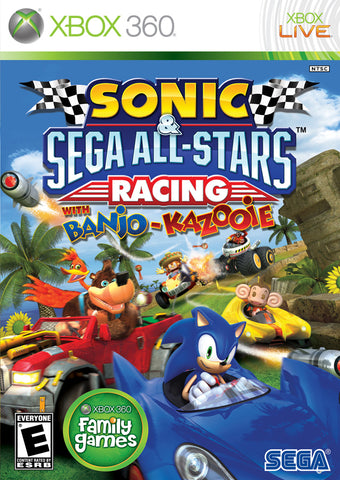 Sonic & Sega All-Stars Racing with Banjo-Kazooie - Xbox 360 Video Games Sega   