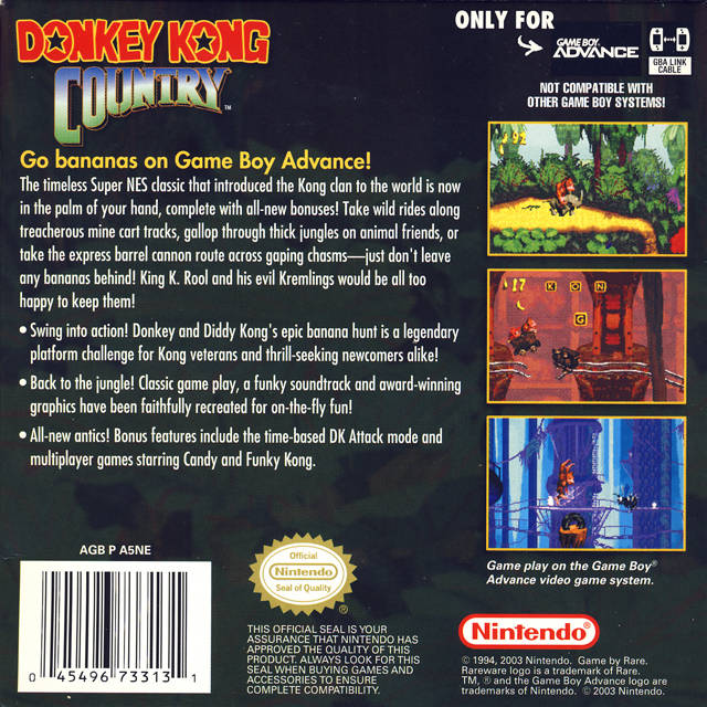 Donkey Kong Country - (GBA) Game Boy Advance [Pre-Owned] Video Games Nintendo   