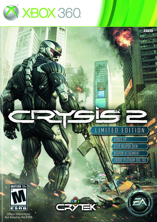 Crysis 2 (Limited Edition) - Xbox 360 [Pre-Owned] Video Games EA Games   