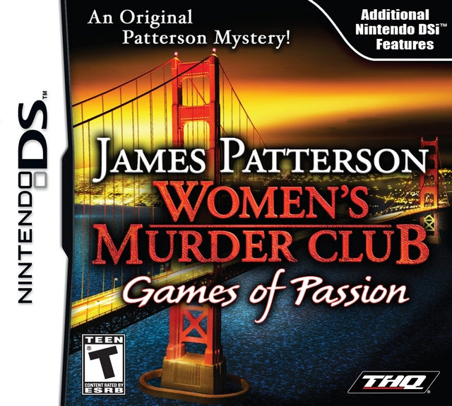 James Patterson Women's Murder Club: Games of Passion - Nintendo DS Video Games THQ   