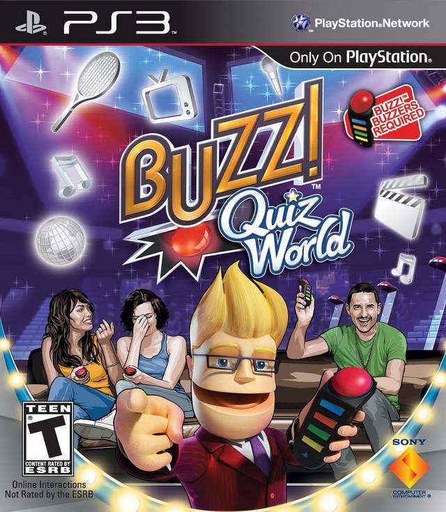 Buzz! Quiz World (Game Only) - (PS3) PlayStation 3 [Pre-Owned] Video Games SCEA   