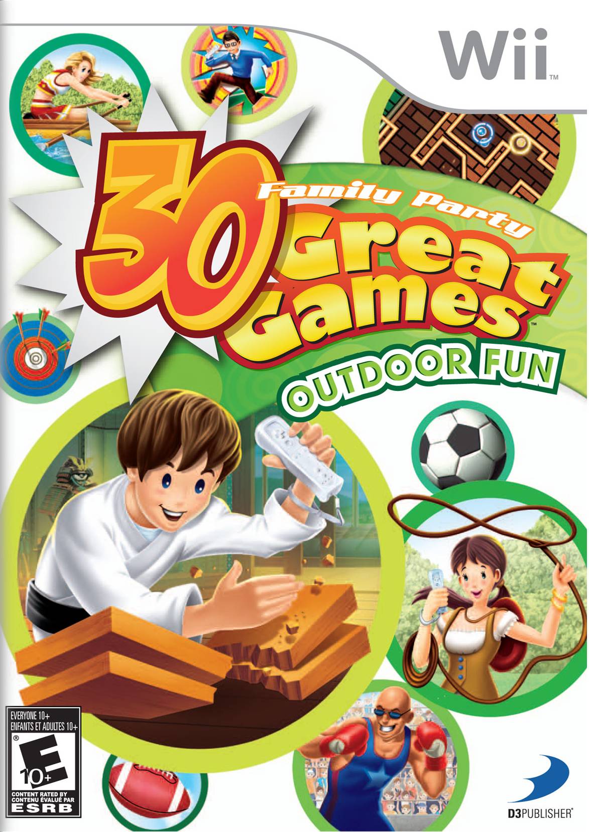 Family Party: 30 Great Games Outdoor Fun - Nintendo Wii [Pre-Owned] Video Games D3Publisher   