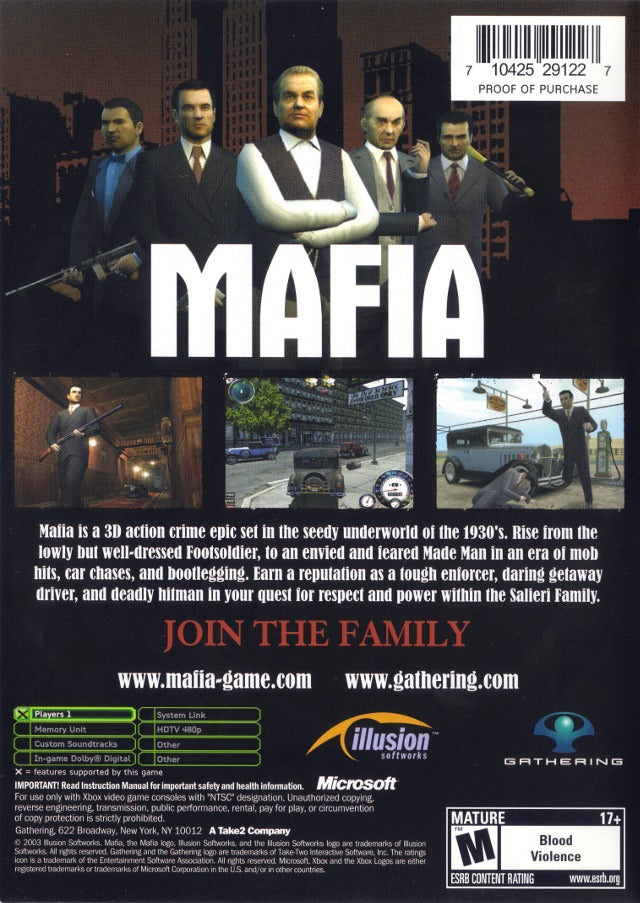 Mafia - (XB) Xbox [Pre-Owned] Video Games Gathering   