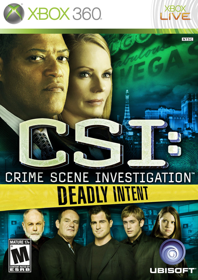 CSI: Crime Scene Investigation: Deadly Intent - Xbox 360 Video Games Ubisoft   