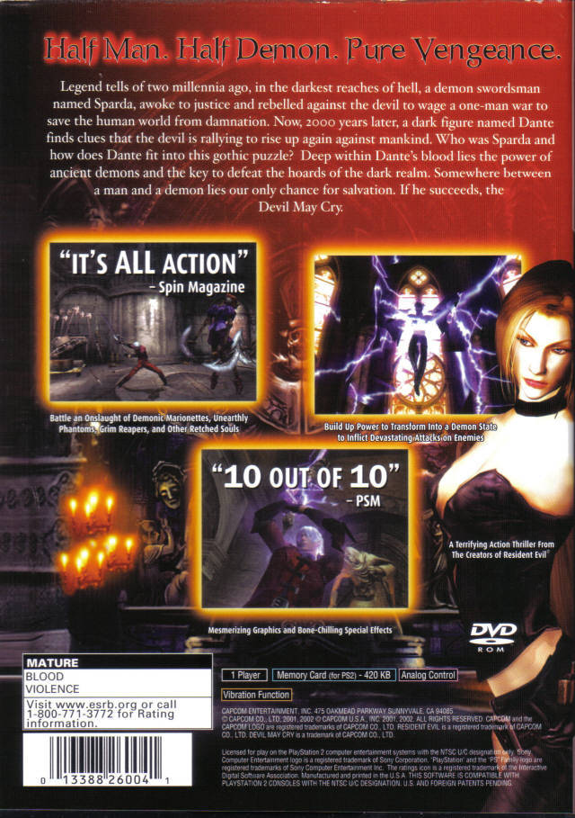Devil May Cry (Greatest Hits) - (PS2) PlayStation 2 [Pre-Owned] Video Games Capcom   