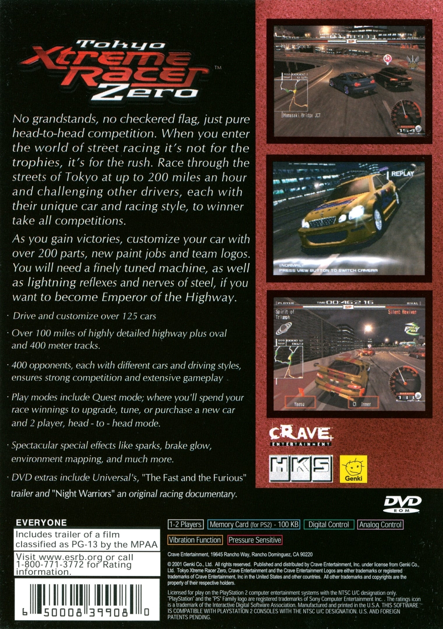 Tokyo Xtreme Racer Zero - (PS2) PlayStation 2 [Pre-Owned] Video Games Crave   