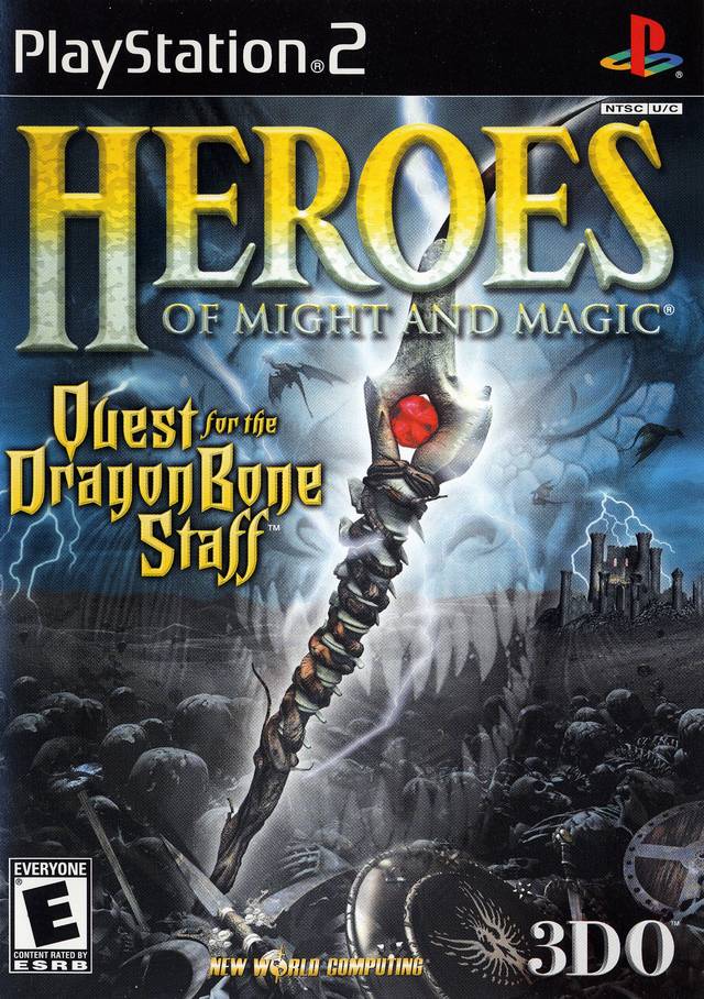 Heroes of Might and Magic: Quest for the Dragon Bone Staff - PlayStation 2 Video Games 3DO   