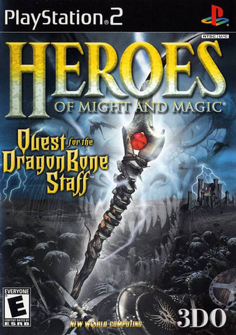 Heroes of Might and Magic: Quest for the Dragon Bone Staff - PlayStation 2 Video Games 3DO   