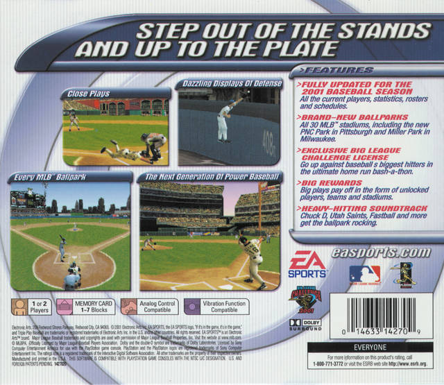 Triple Play Baseball - (PS1) PlayStation 1 [Pre-Owned] Video Games EA Sports   