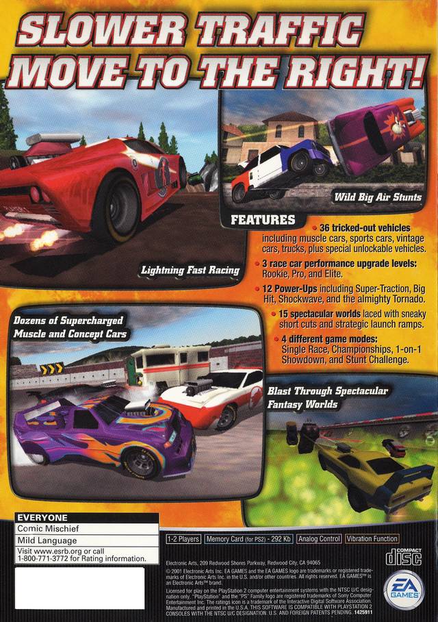 Rumble Racing - PlayStation 2 Video Games Electronic Arts   