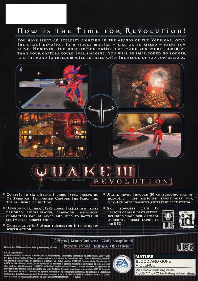 Quake III Revolution - (PS2) PlayStation 2 [Pre-Owned] Video Games Electronic Arts   
