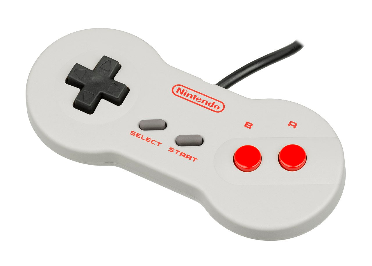 Nintendo New-Style NES Controller (Dogbone) - (NES) Nintendo Entertainment System [Pre-Owned] Accessories Nintendo   