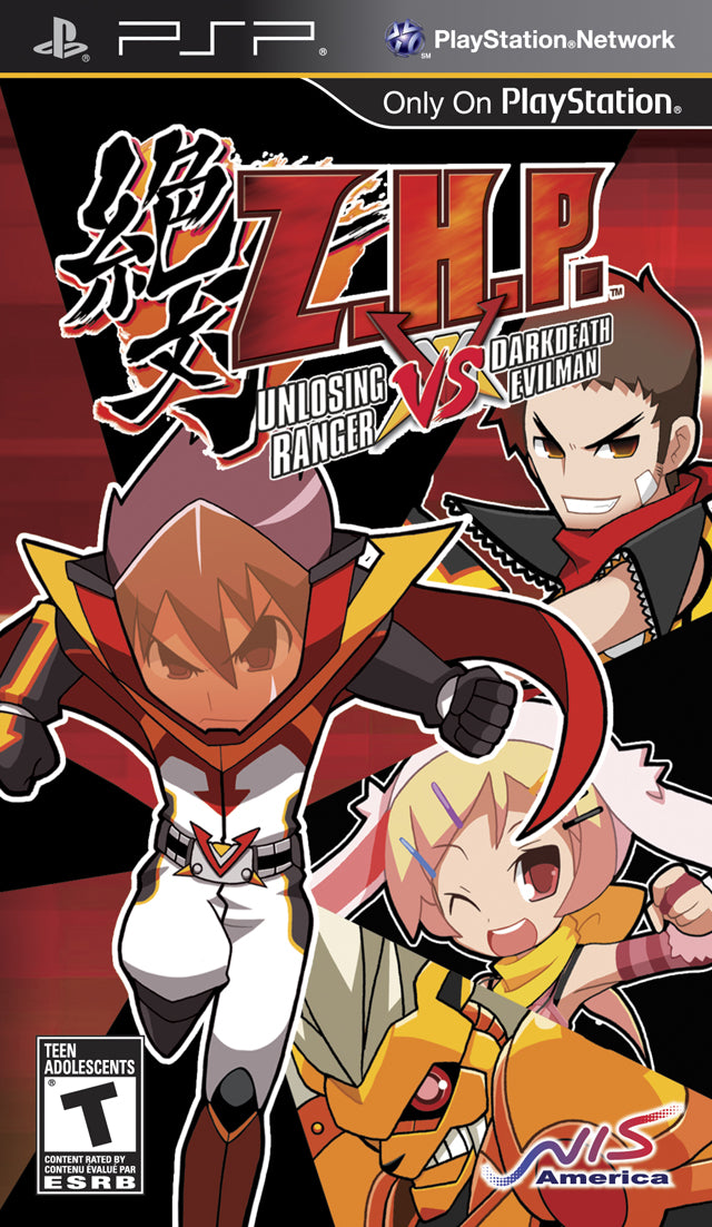 Z.H.P. Unlosing Ranger vs Darkdeath Evilman - PSP Video Games NIS America   
