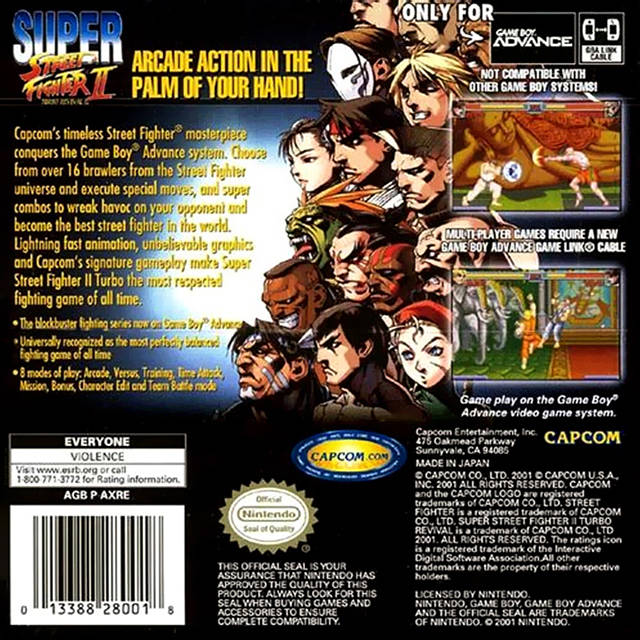 Super Street Fighter II Turbo: Revival - (GBA) Game Boy Advance [Pre-Owned] Video Games Capcom   