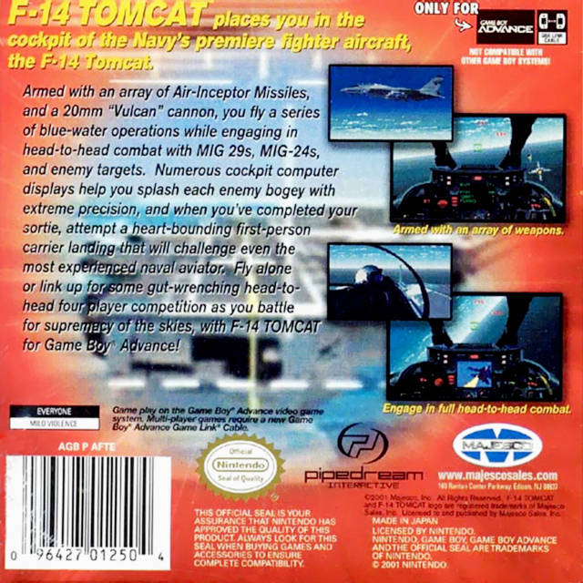 F-14 Tomcat - (GBA) Game Boy Advance [Pre-Owned] Video Games Majesco   
