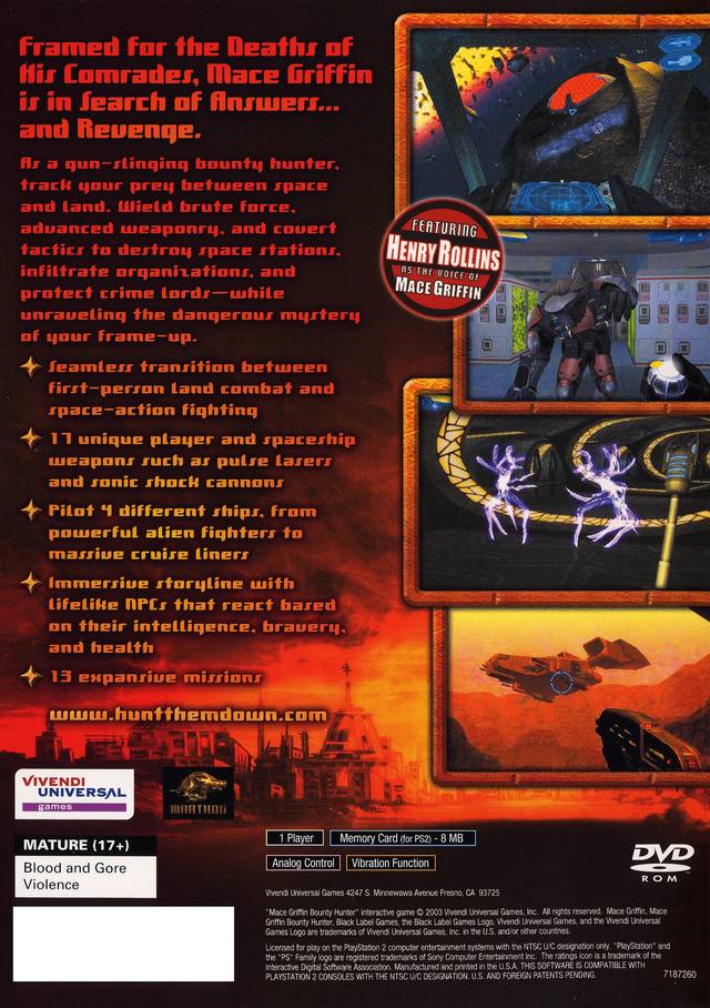 Mace Griffin Bounty Hunter - (PS2) PlayStation 2 Video Games Black Label Games