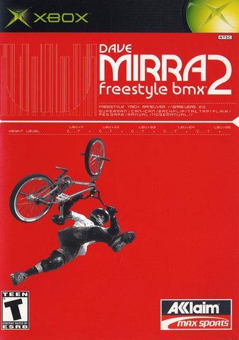 Dave Mirra Freestyle BMX 2 - Xbox Video Games Acclaim   