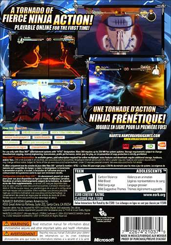 Naruto Shippuden: Ultimate Ninja Storm 2 - Xbox 360 Video Games Namco Bandai Games   