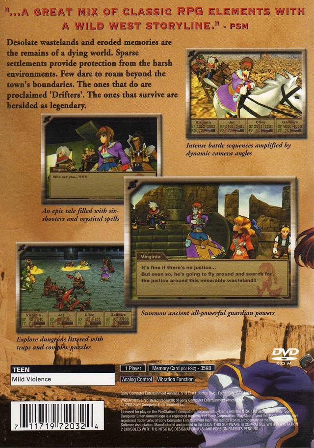 Wild Arms 3 - (PS2) PlayStation 2 Video Games SCEA   