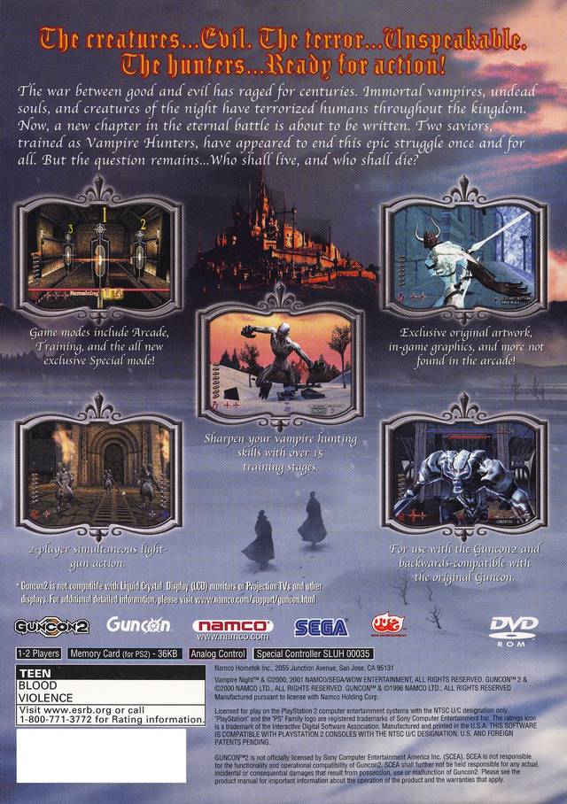 Vampire Night - (PS2) PlayStation 2 [Pre-Owned] Video Games Namco   