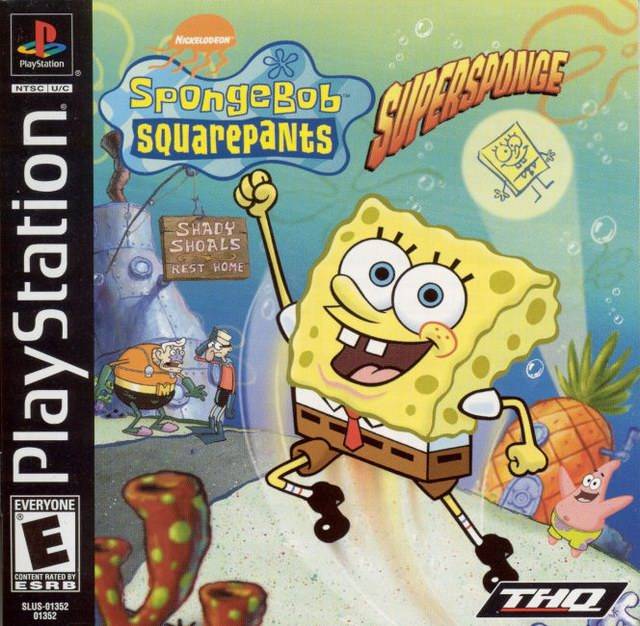 SpongeBob SquarePants: SuperSponge - (PS1) PlayStation 1 [Pre-Owned] Video Games THQ   