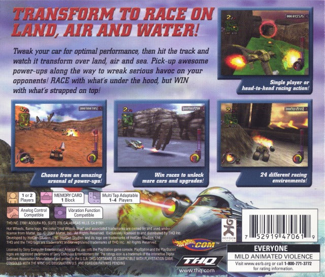 Hot Wheels Extreme Racing - (PS1) PlayStation 1 [Pre-Owned] Video Games THQ   