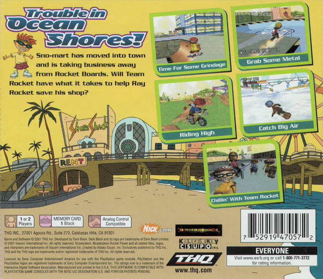 Rocket Power: Team Rocket Rescue - (PS1) PlayStation 1 [Pre-Owned] Video Games THQ   