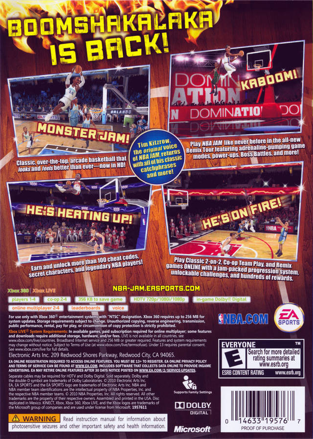 NBA Jam - Xbox 360 Video Games EA Sports   