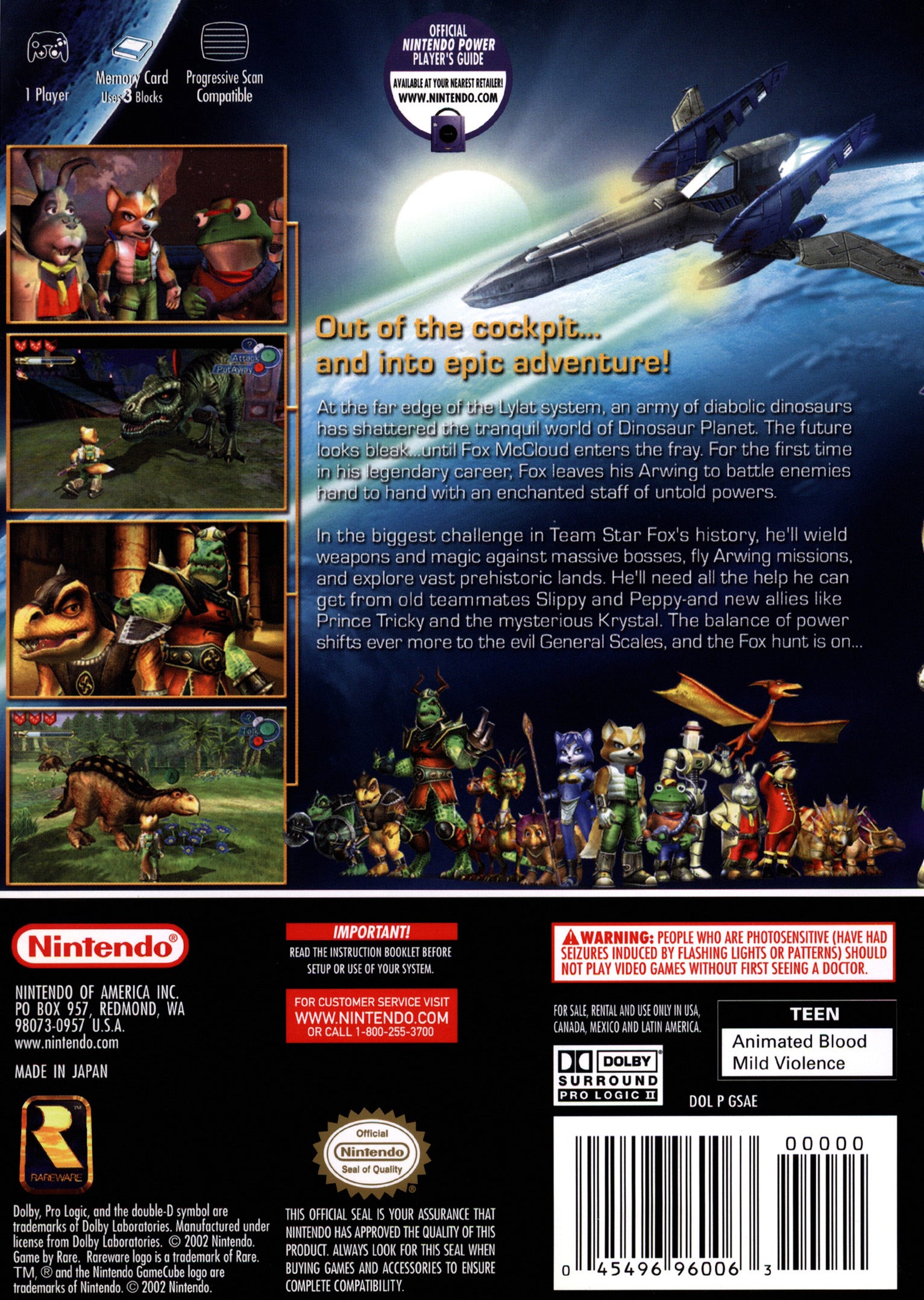Star Fox Adventures - (GC) GameCube [Pre-Owned] Video Games Nintendo   
