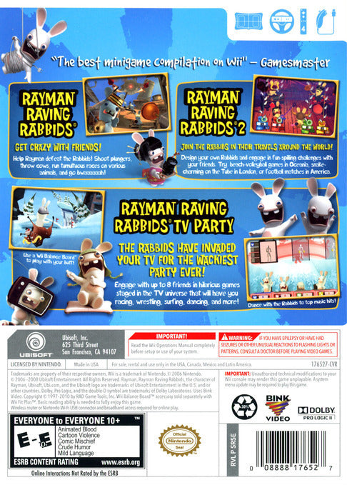 Raving Rabbids: Party Collection - Nintendo Wii [Pre-Owned] Video Games Ubisoft   