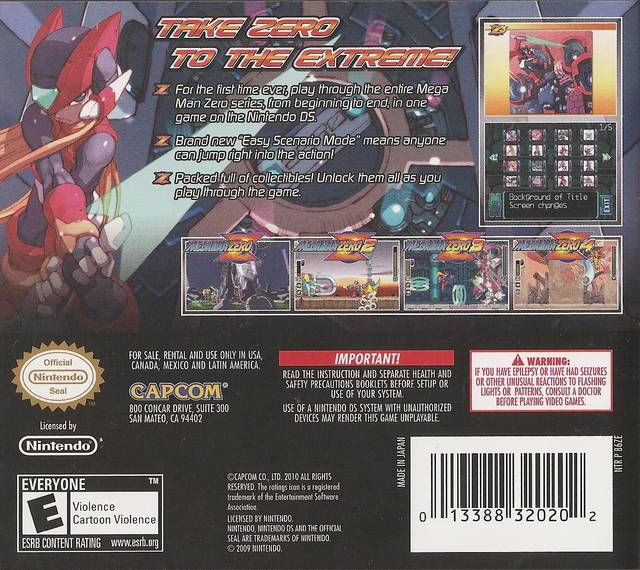 Mega Man Zero Collection - (NDS) Nintendo DS [Pre-Owned] Video Games Capcom   