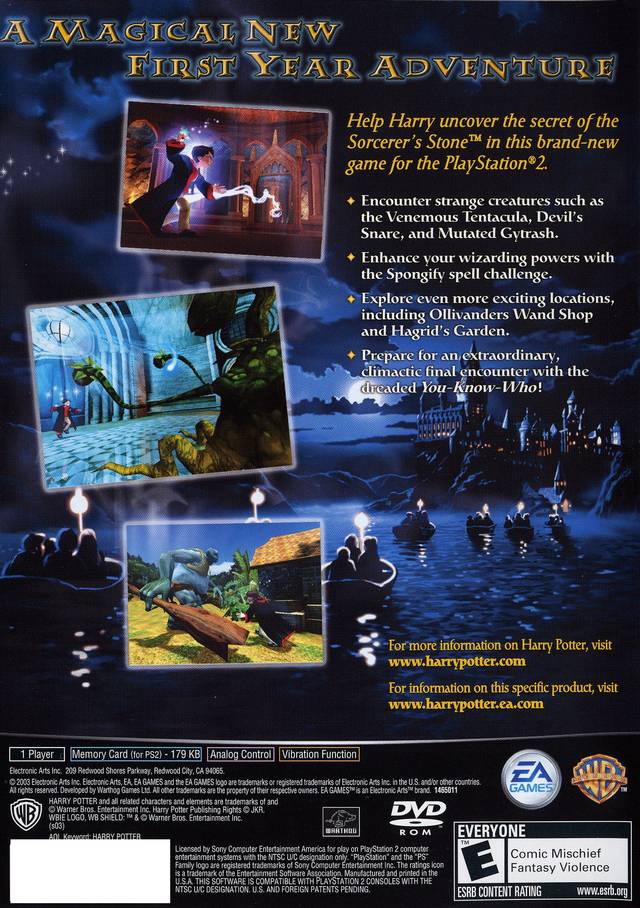 Harry Potter and the Sorcerer's Stone - (PS2) PlayStation 2 [Pre-Owned] Video Games EA Games   