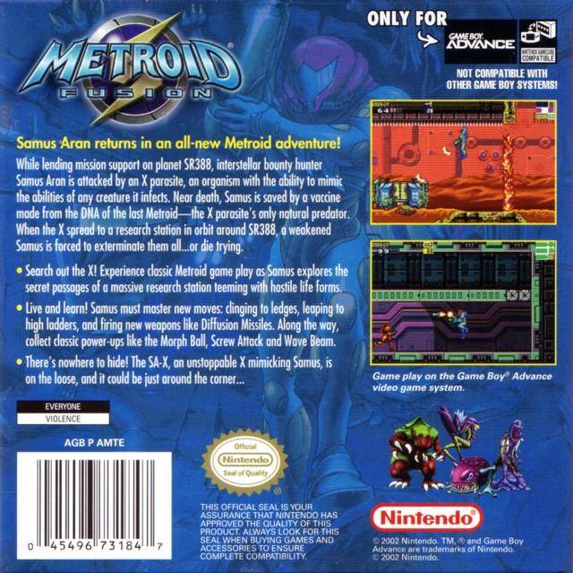 Metroid Fusion - (GBA) Game Boy Advance [Pre-Owned] Video Games Nintendo   