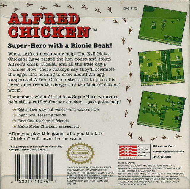 Alfred Chicken - (GB) Game Boy [Pre-Owned] | J&L Game