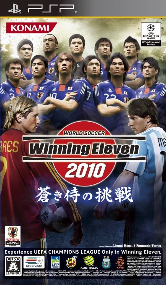 World Soccer Winning Eleven 2010: Aoki Samurai no Chousen - Sony PSP [Pre-Owned] (Japanese Import) Video Games Konami   