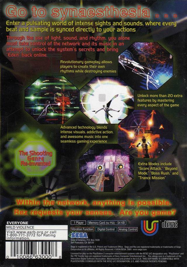 Rez - (PS2) PlayStation 2 [Pre-Owned] Video Games Sega   