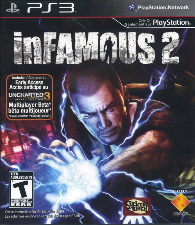 inFamous 2 - (PS3) PlayStation 3  [Pre-Owned] Video Games SCEA   
