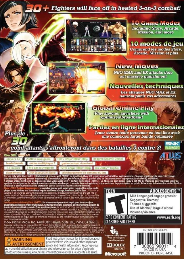 The King of Fighters XIII - Xbox 360 Video Games Atlus   