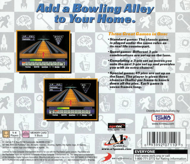 Bowling - (PS1) PlayStation 1 [Pre-Owned] Video Games Agetec   