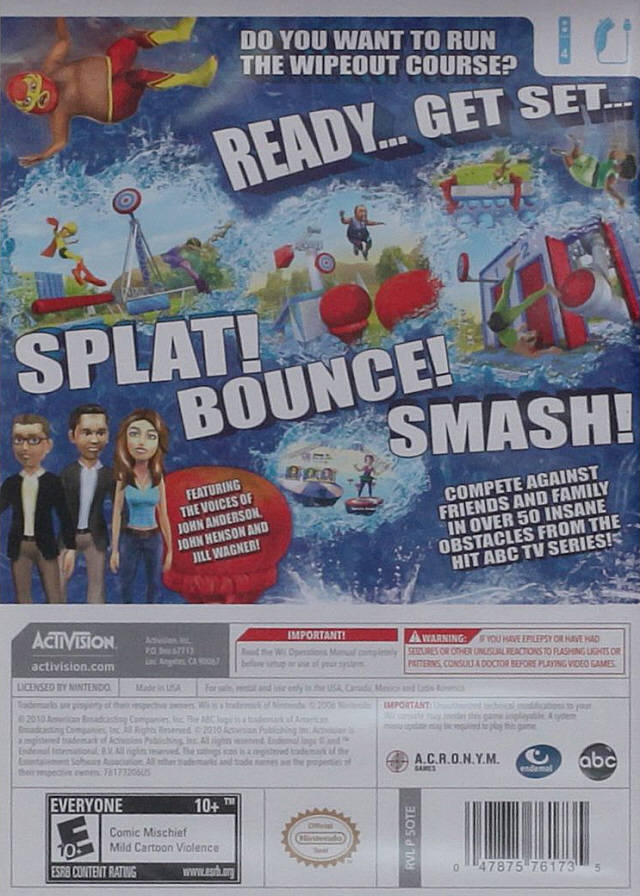 Wipeout: The Game - Nintendo Wii [Pre-Owned] Video Games Activision   