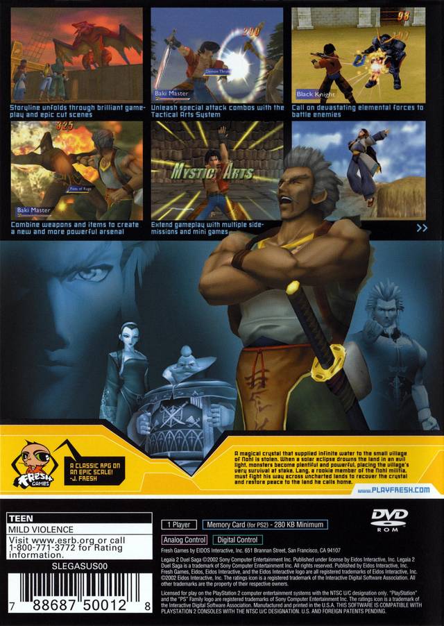 Legaia 2: Duel Saga - (PS2) PlayStation 2 [Pre-Owned] Video Games SCEI   