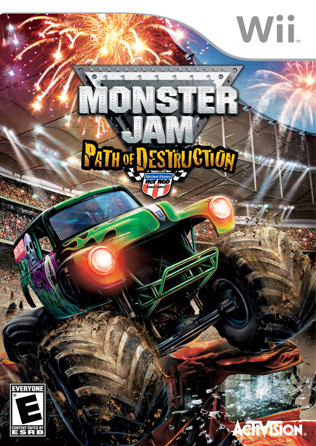 Monster Jam: Path of Destruction - Nintendo Wii Video Games Activision   